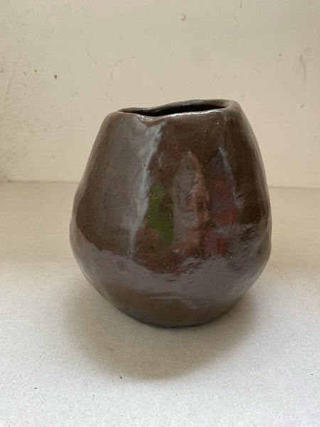 Black clay vessel I